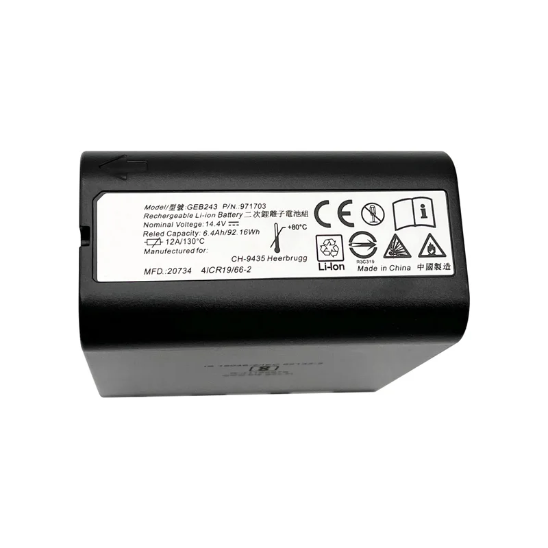 NEW GEB243 Battery 6400mAh For Swiss Type TS30 TM30 TS50 TS60 Surveying Construction Instruments Li-ion Battery