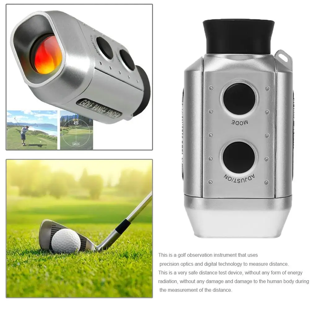 7x18m Digital Optic Telescope Pocket Golf Range Finder Rangefinder Golf Scope Yards Measure Distance Meter Measurement Tool