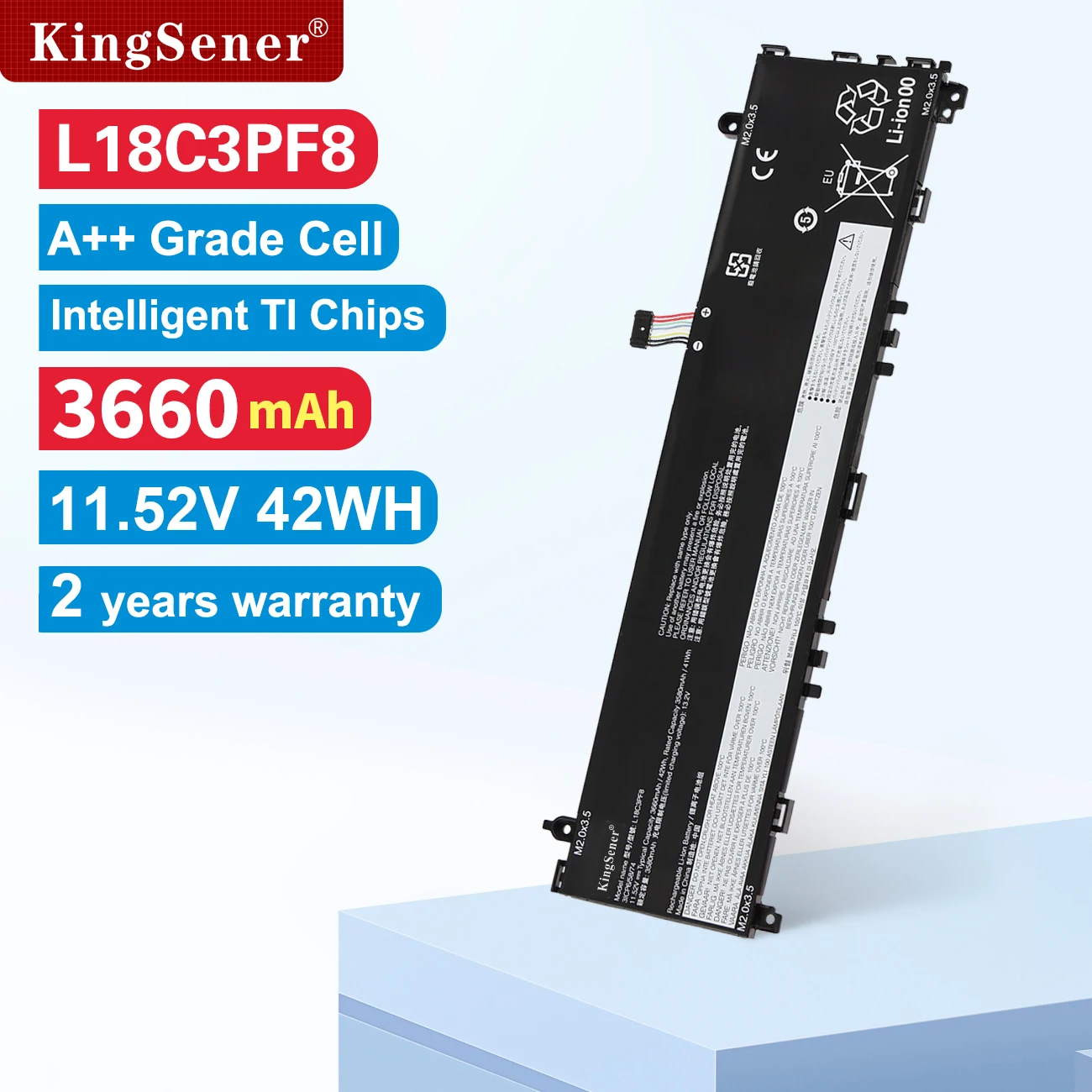 

Замена батареи KingSener L18C3PF8 для ноутбука Lenovo IdeaPad S340-13IML Series L18M3PFB L18L3PF7 5B10U95573 5B10W67282
