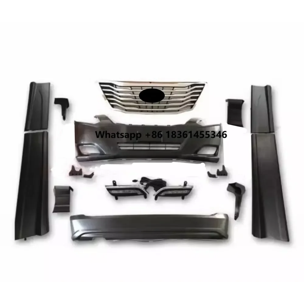 

For Kona H1 2008-2017 Modified New Style Auto Accessories Front Rear Bumper Side Skirt Grille Mask Fog Lamp Assembly