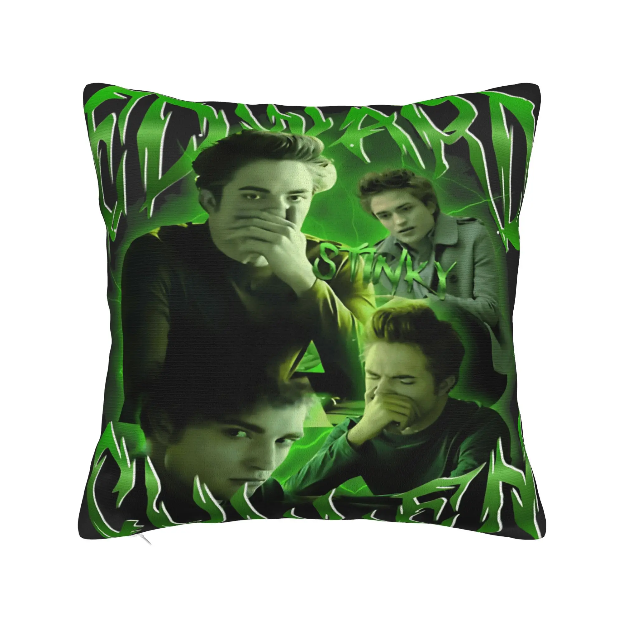 Edward Cullen Pillow Cover  Comfy Cushion Cover Novelty Pillow Case For Sofa Home Decor