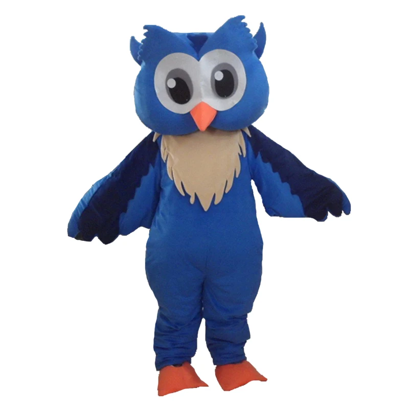 Costume della mascotte del gufo cosplay Carnival Bear Cartoon Doll Performance puntelli taglia per adulti