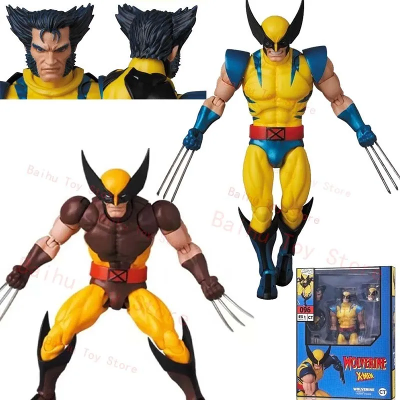 CT Toys Mafex 096 Wolverine Figure Anime Comic X-Men Wolverine Action Figure Mafex 138 Maf096 Maf138 KO Figurine Model Toy Gift