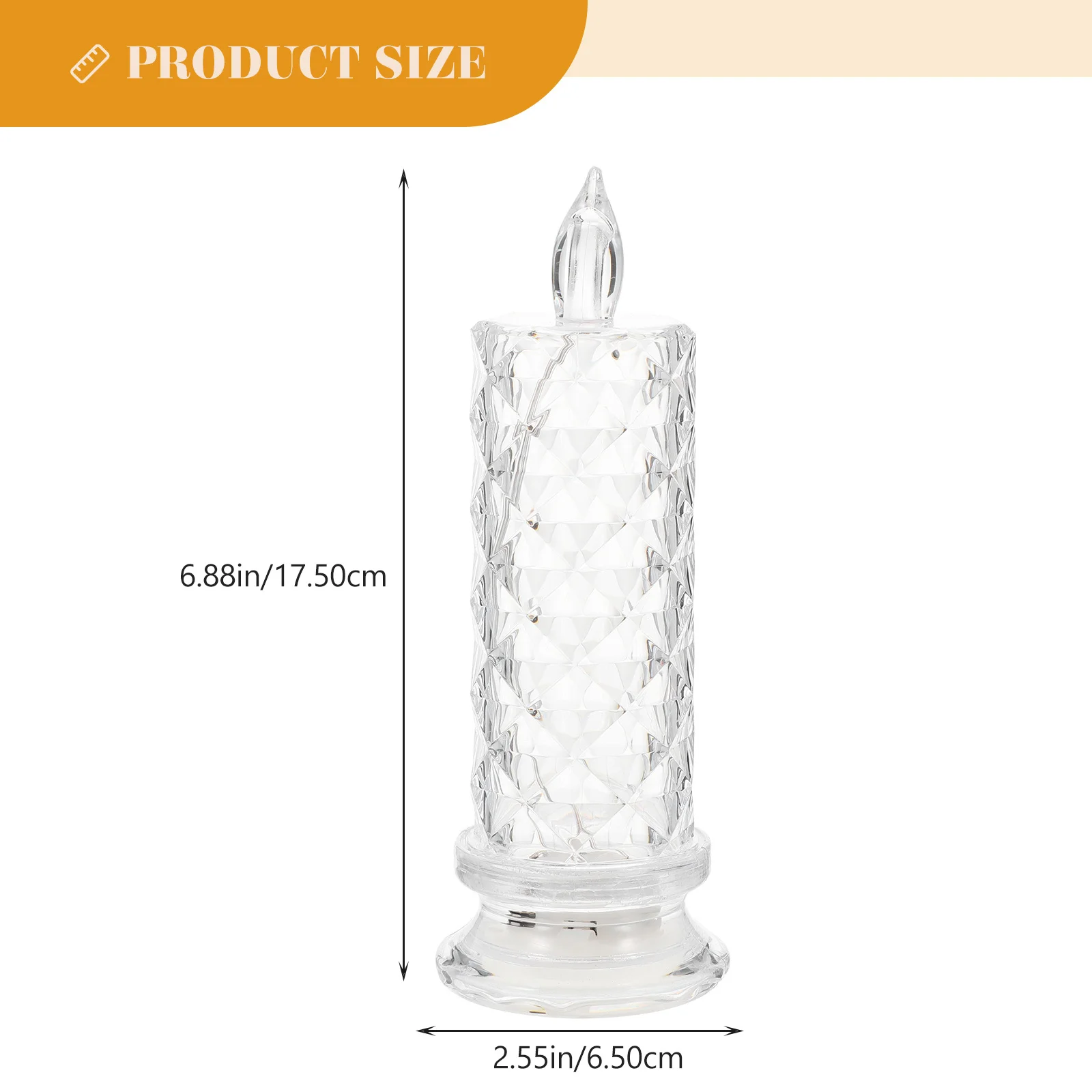 2 قطعة LED مصباح كهربائي محاكاة الشموع عديمة اللهب لغرفة النوم منضدية الديكور عطلة لوازم الحفلات #6