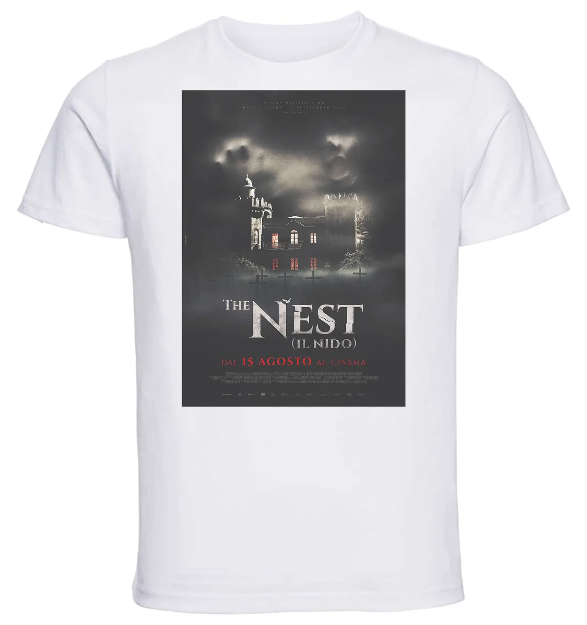 T-Shirt Unisex White Playbill the nest il nido