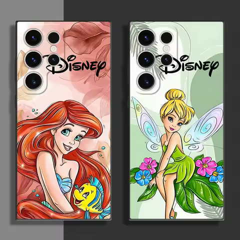 Disney Princess Ariel Phone Case for Samsung Galaxy S22 Plus S21 5G S21 FE S24 S25 Ultra S20 S23 Ultra S22 Ultra Cover