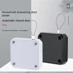 Household Punch-Free Drawstring Door Closer Bedroom Door Sliding Door Automatic Return Simple Mute Entry Door Door Closer