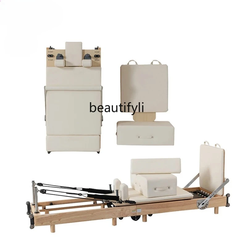 

Большое оборудование для фитнеса для йоги, основная кровать, частное обучение, мягкий домашний складной пилатный реформатор J3215