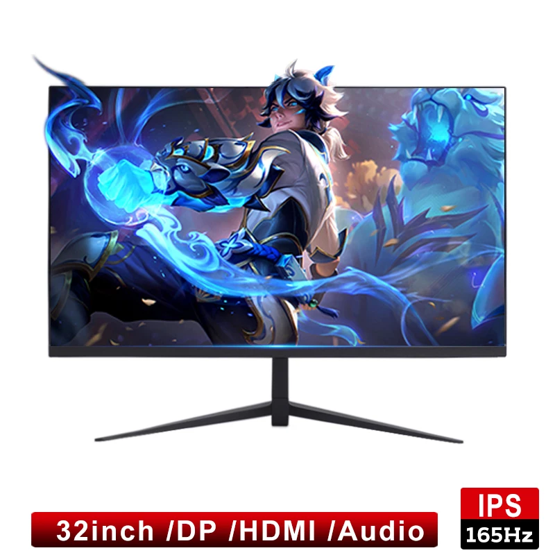 

32 Inch 165Hz PC Monitor IPS LED Display FHD Desktop Gaming Gamer Computer Screen Flat Panel 1920*1080 HDMI-compatible/DP