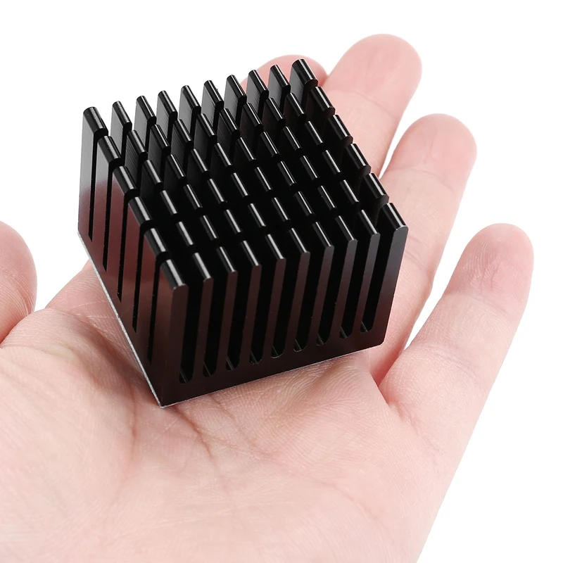 2 Pcs 40X40x30mm Aluminum Heatsink Radiator Heat Sink Cooling For Electronic Chip LED With Thermal Conductive