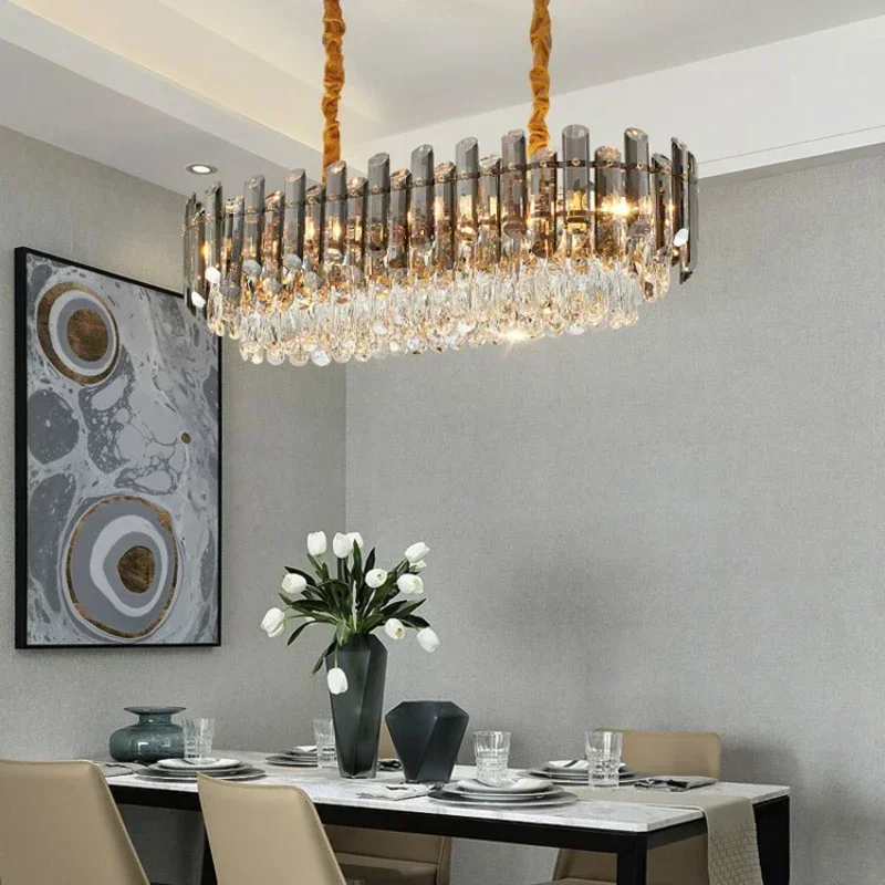 

Ceiling Chandeliers for Living Room Gold Luxury Crystal Large Lighting Dining Bedroom Led Lights Indoor Ceiling Hanging Lamp