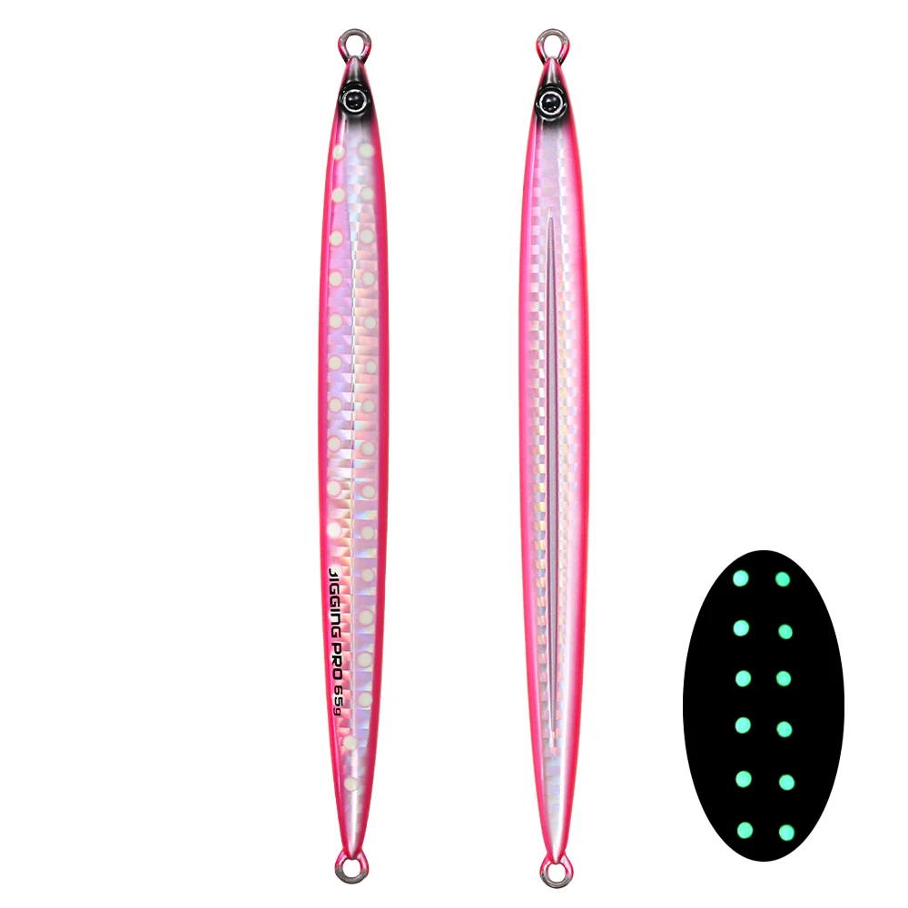 JIGGING PRO Gekito Jig Strike 45g 65g 85g Weitwurf-Jigs Metall-Jig Angelköder für Küsten- und Bootsangeln Meerwasser-Angelköder 8