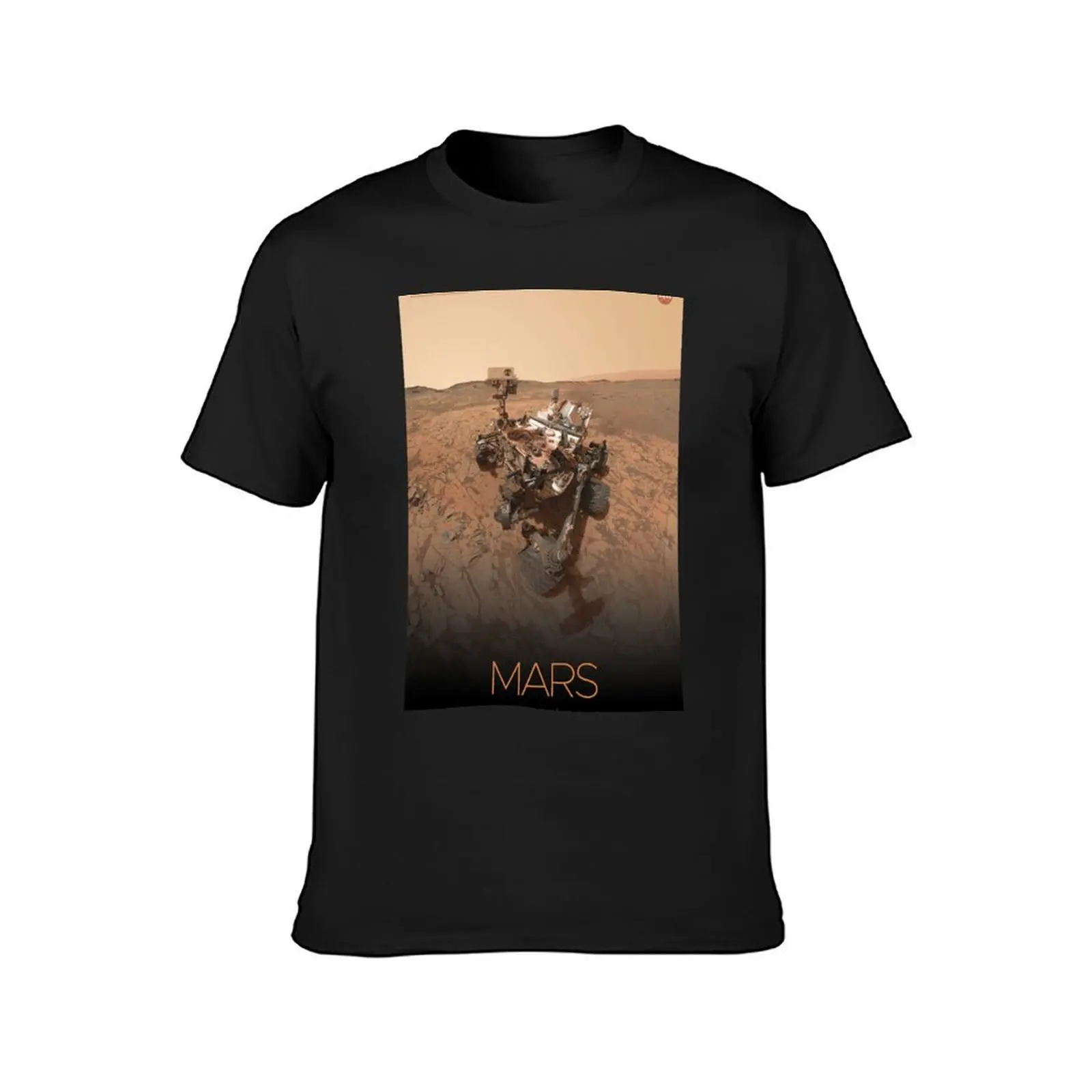 Mars - Explore the solar system T-Shirt summer top plus sizes customs Men's t shirts