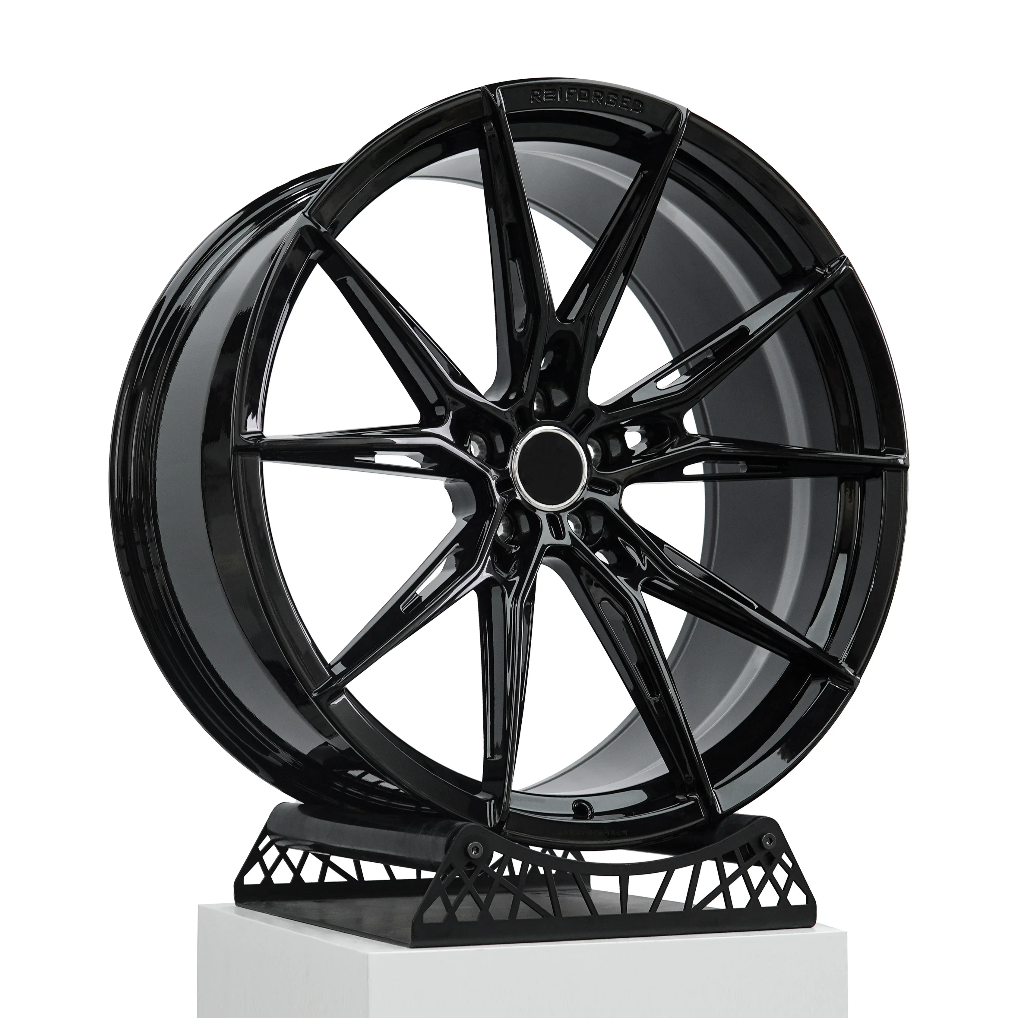 T6 Forged Wheel 18 19 20 21 22 Inch Black Skeleton Concave Lightweight 5x112 5x120 C63 R2 Passenger Car Rim Mesh Wheels