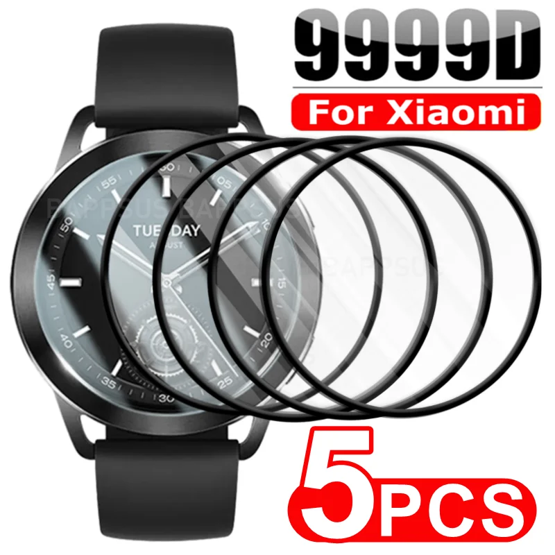 For Xiaomi Watch S1 Active S3 S1Pro Soft Screen Protector Clear 3D Curved Film For Mi Watch S1 Pro MiWatch S3 Not Tempered Glass