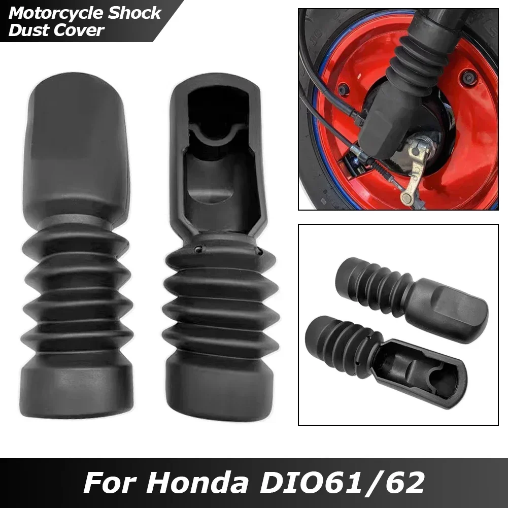 2Pcs For Honda DIO AF61 AF62 AF67 AF68 AF70 Giorno-50 Scooter Accessories Motorcycle Front Fork Shock Anti Dust Rubber Cover