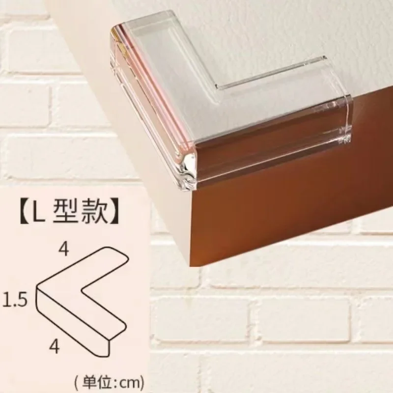 Household Clear Corner Safety Guard, Silicone Anti-Collision Sharp Corner Protector, Durable Table Furniture Edge Cushion view 2