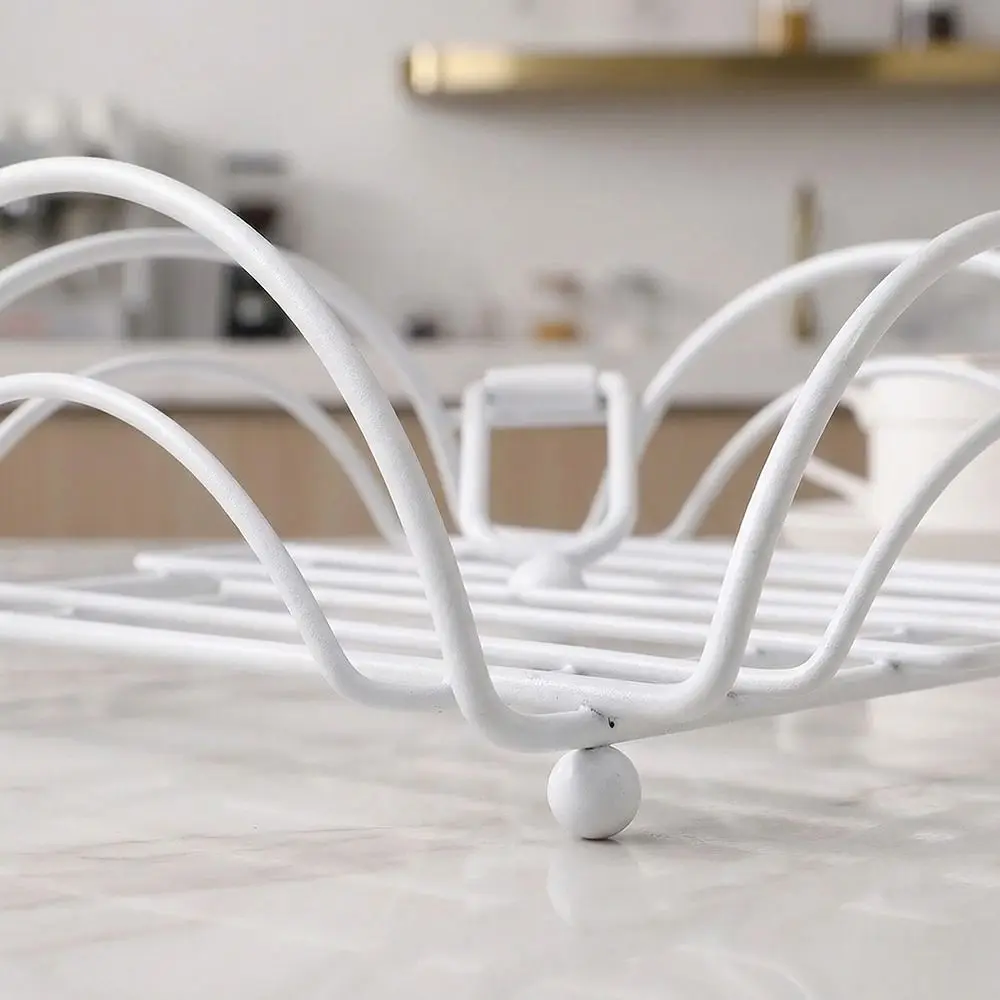 Modern Metal Napkin Holder Flat Design Metal Construction Desktop Paper Dispenser Square Shape Decorative Napkin Tray view 3
