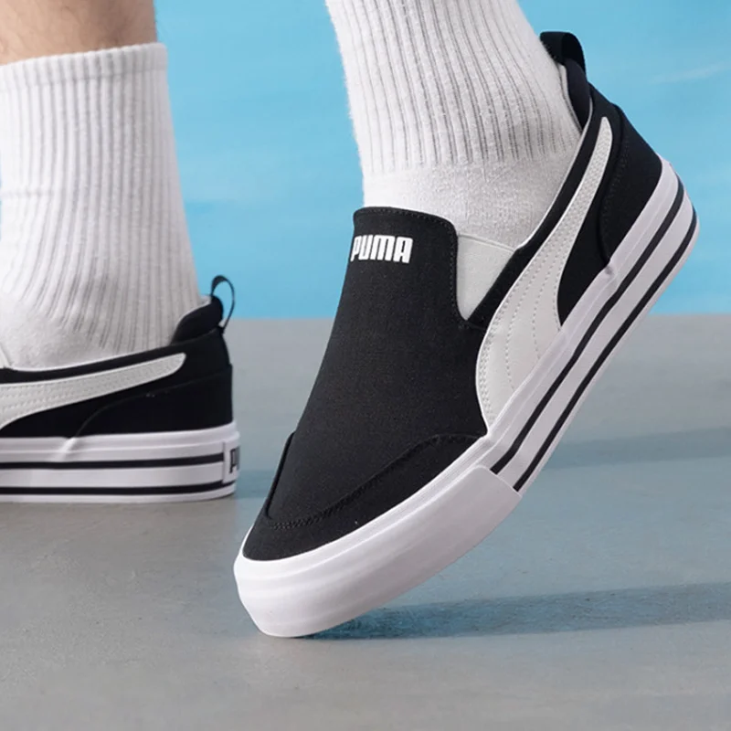 PUMA Court Classic Vulc Slip-On Unisex Summer Canvas Casual Sneakers 400216-02