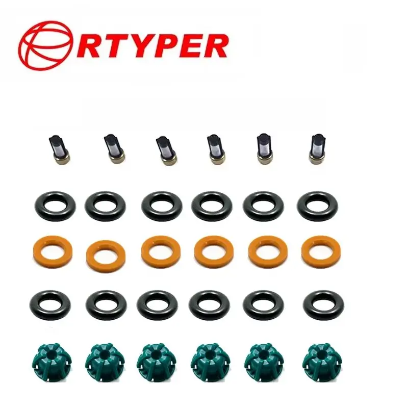 6 Sets FUEL INJECTORS Repair Kits 0280150440 0280150415 FOR BMW E36 328i M3 E39 Z3 M52 B28 FIT BOSCH