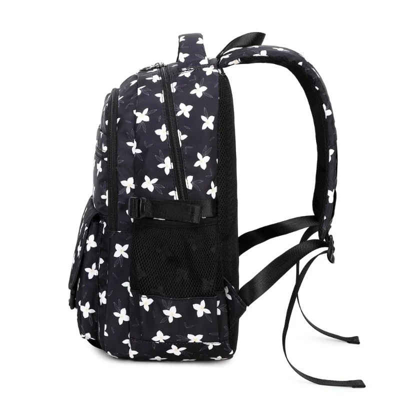 

F19F 3pcs Large Capacity Casual Rucksacks with Lunch Bag Pencil Case Student Book Bag