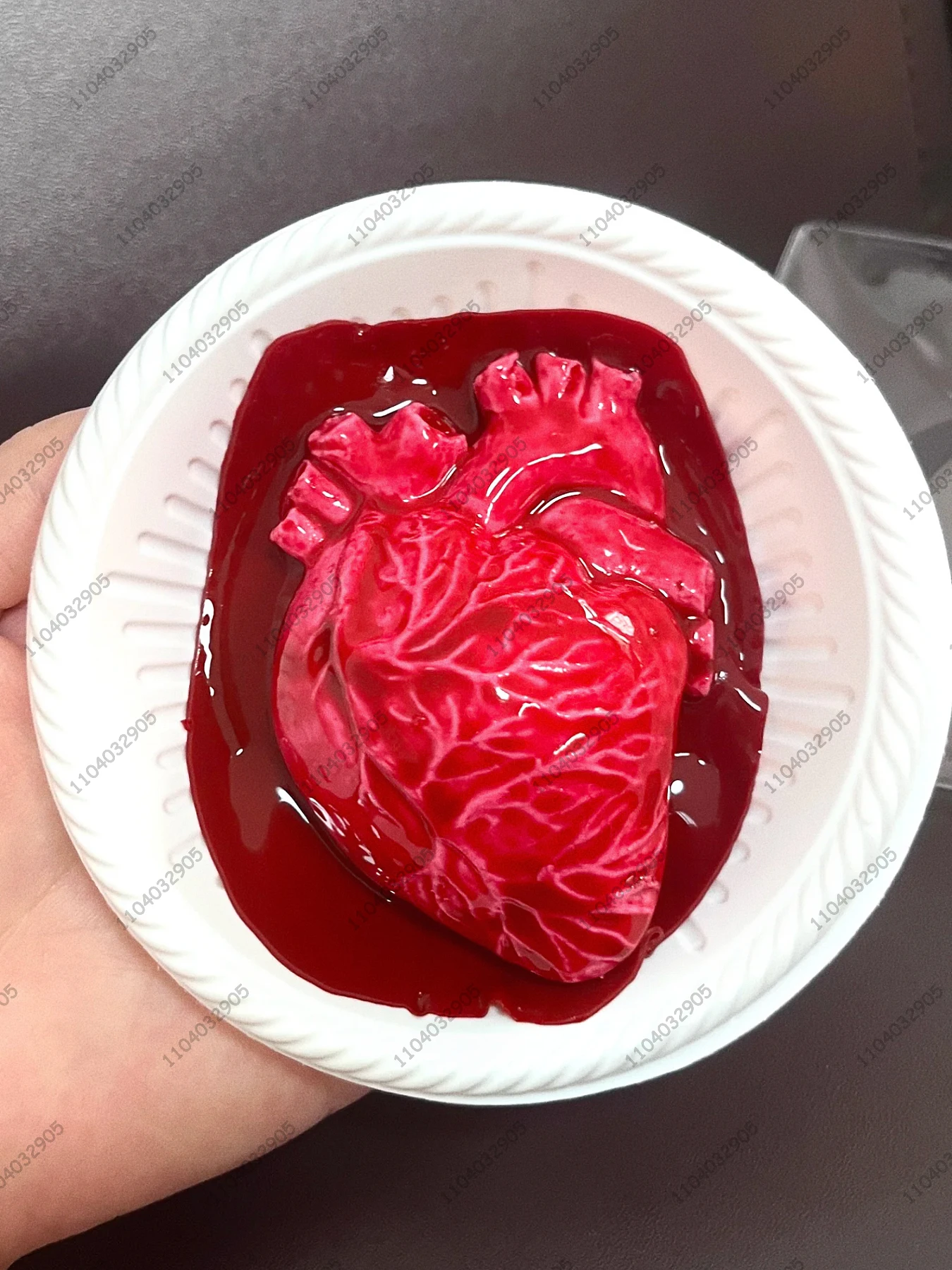 Gros coeur Taba orgue Squishy stimulé coeur humain Squishy Mochi jouet presser jouet main Relax jouet cadeau