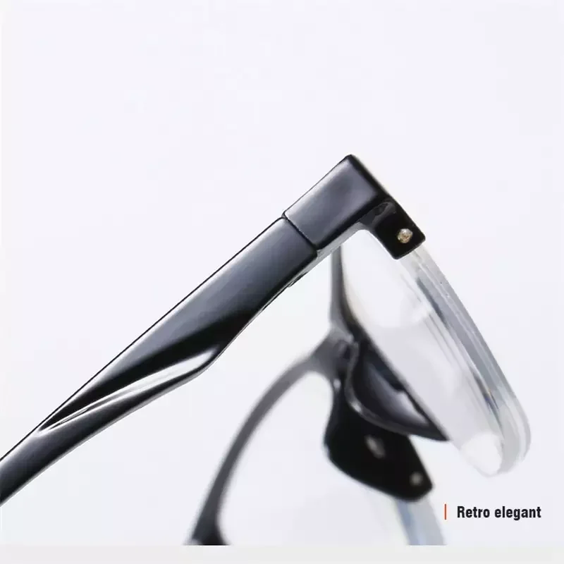 Lesebrille für Herren, Halbrahmen, Ultraleicht, Presbyopie-Brille, 2023, Damenbrille +0,75 bis +4,0, Unisex-Lesebrille – Detail 9