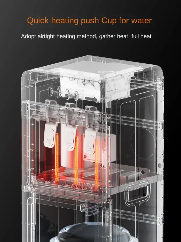 Dispensador de agua inteligente, función de refrigeración automática, cubo de agua, soporte Vertical, nuevo diseño para el hogar y la Oficina