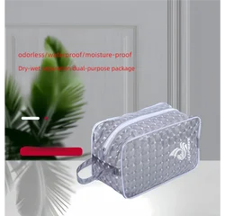 Sac de natation étanche portable, sac de rangement pour articles de toilette