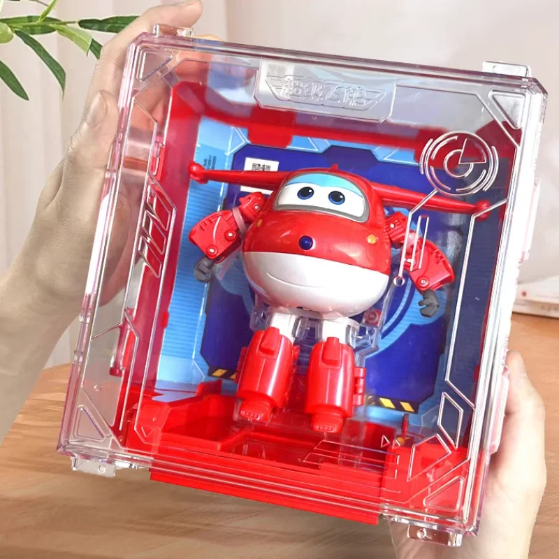 Hot Super Wings 2 "Scale Mini Transforming อะนิเมะการเปลี่ยนรูปเครื่องบินหุ่นยนต์ Action Figures Transformation ของเล่นสําหรับของขวัญเด็ก