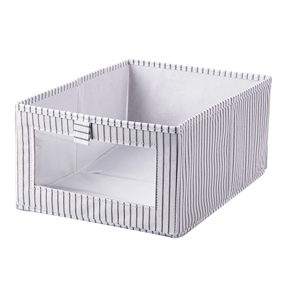 

Foldable Wardrobe Storage Box Uncovered Non Woven Clothes Toy Basket Containers Closet ganizer Home Use Sturdy Suitable