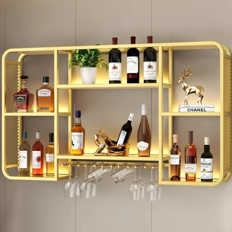 

Wine Glass Wall Refrigerated Cellar Whiskey Display Modern Luxury Bar Cabinet Storage Exterior Furniture Entrance Hall Rack Mini