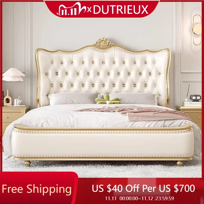 

Sleeping Design Bed Girls Sex Human Dog Headboards Massage Beauty Bedroom Bed King Size Camas De Casal Lounge Suite Furniture