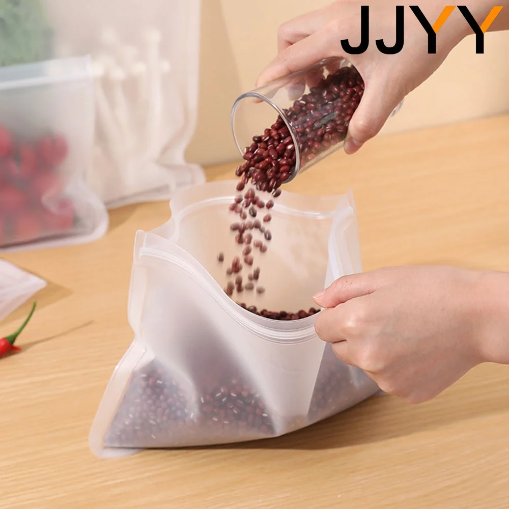 EVA Food Preservation Bag Refrigerator Food Storage Bag Fruit and Vegetable Food Sealing Bag Reusable Stonego Preservation Bag