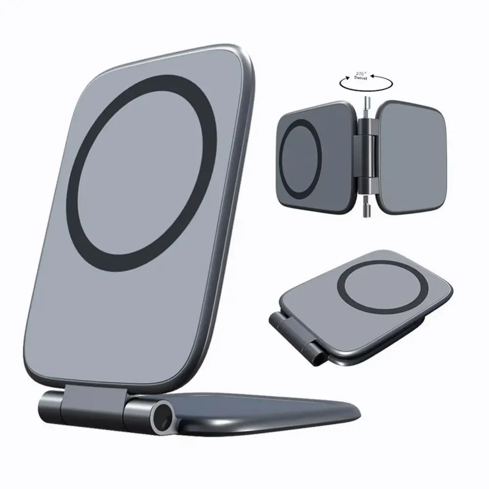 Tragbarer, ultradünner, magnetischer Handyhalter für das Auto, verstellbar, faltbar, universelles Navigationszubehör für den Schreibtisch und das Auto. – Detail 2