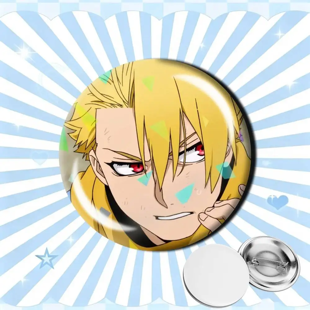 Yuru Anime Yomi no Tsugai 25 32 44 58 75mm Badges Personalized Round Brooches Pins Accessory Customizable