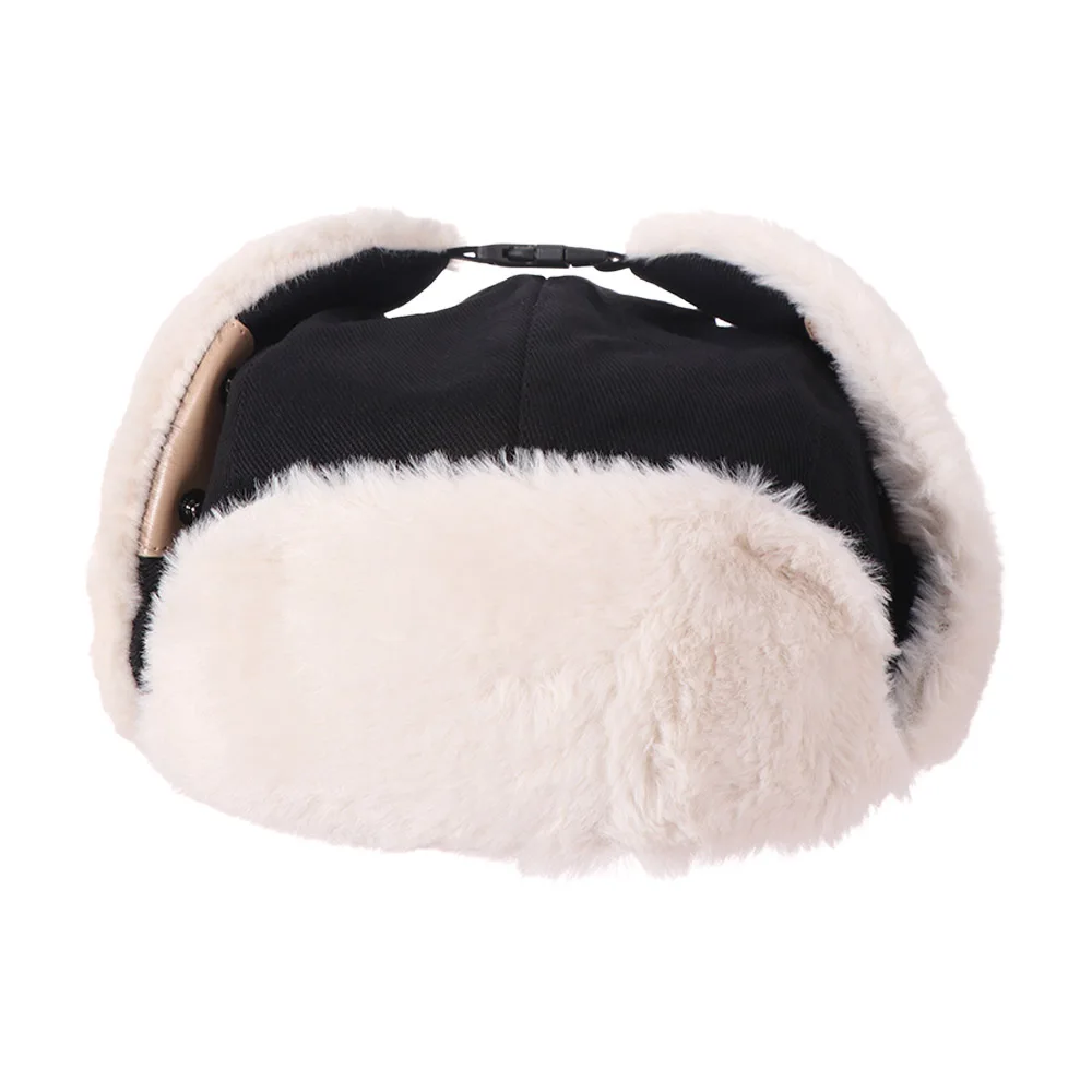 Casual Thickened Ear Protective Hat Solid Color Keep Warm Winter Pilot Hat Korean Style Windproof Women Hat Ladies