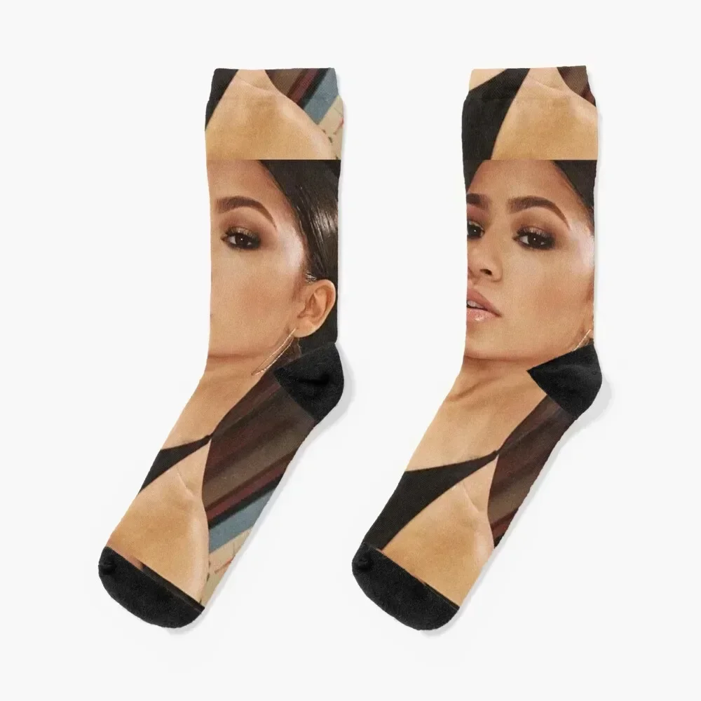 

Zendaya Socks Stockings man winter gifts Non-slip custom Women's Socks Men's