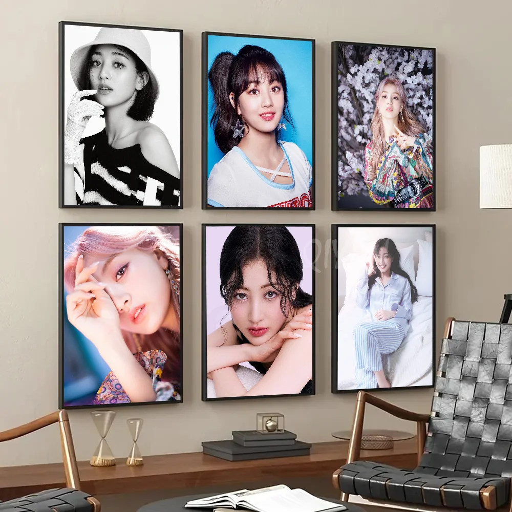 Kpop Girl Park Jihyo T-TWICE Poster Paper Print Home Living Room Bedroom Entrance Bar Restaurant Cafe Art Painting Decoration