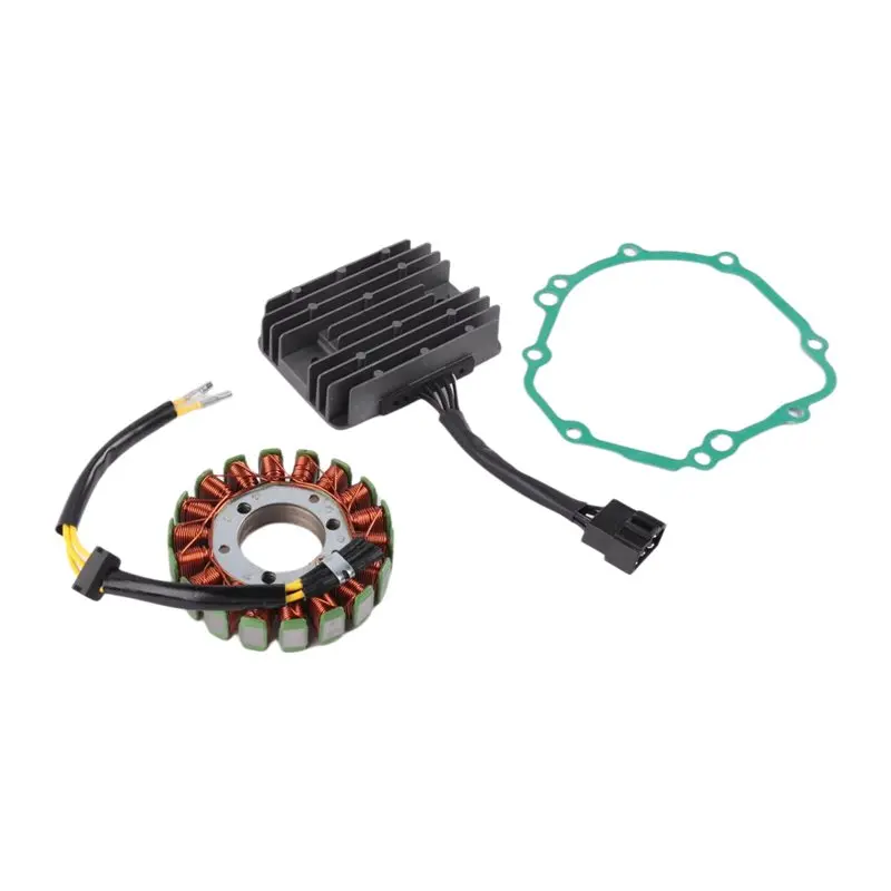 A21F-Motorcycle Magnetic Motor Stator Coil With Rectifier 31401-18G00 11483-18G00 32800-33E20 For GSX-R1000 2003-2004