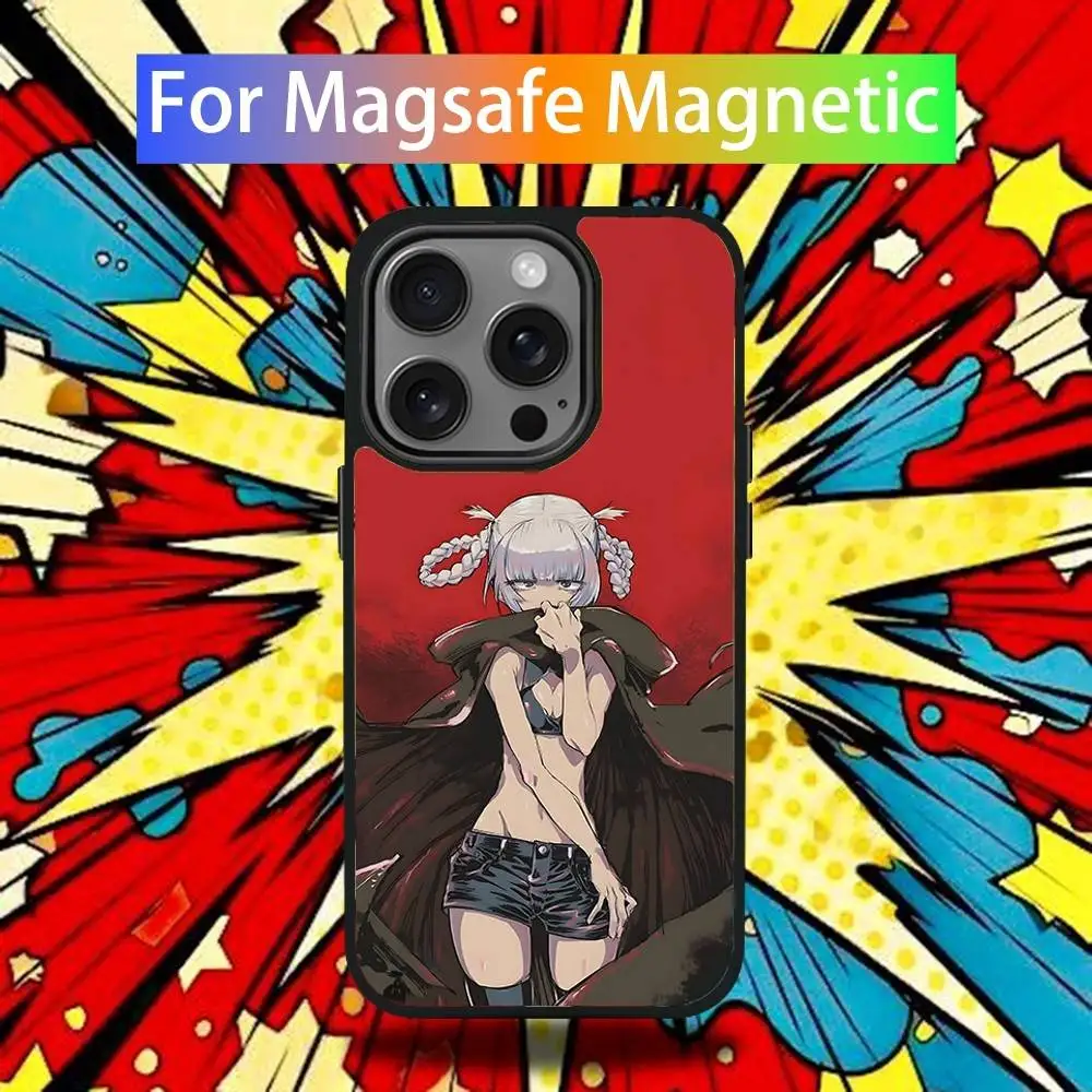 Nazuna Nanakusa telefoonhoesje voor iPhone 16,15,14,13,12,11,Pro,Max,Plus,Mini,SE4,E magnetisch Magsafe draadloos opladen