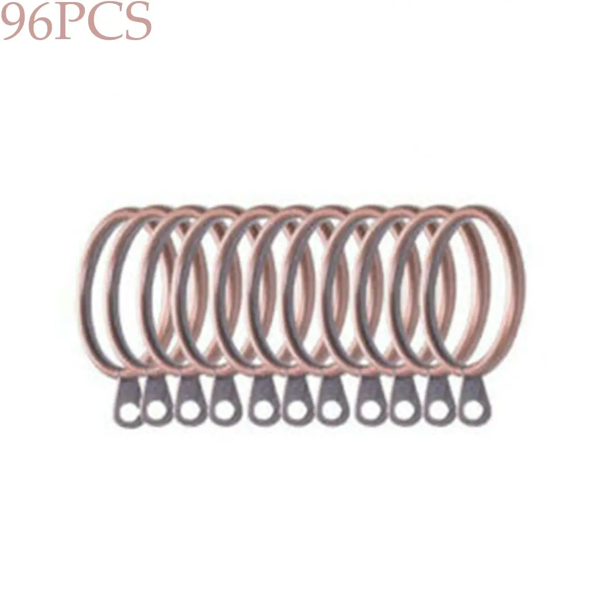 

Практичные малошумные металлические подвесные крючки для ванной комнаты, стержни для штор, римские круглые кольца для штор