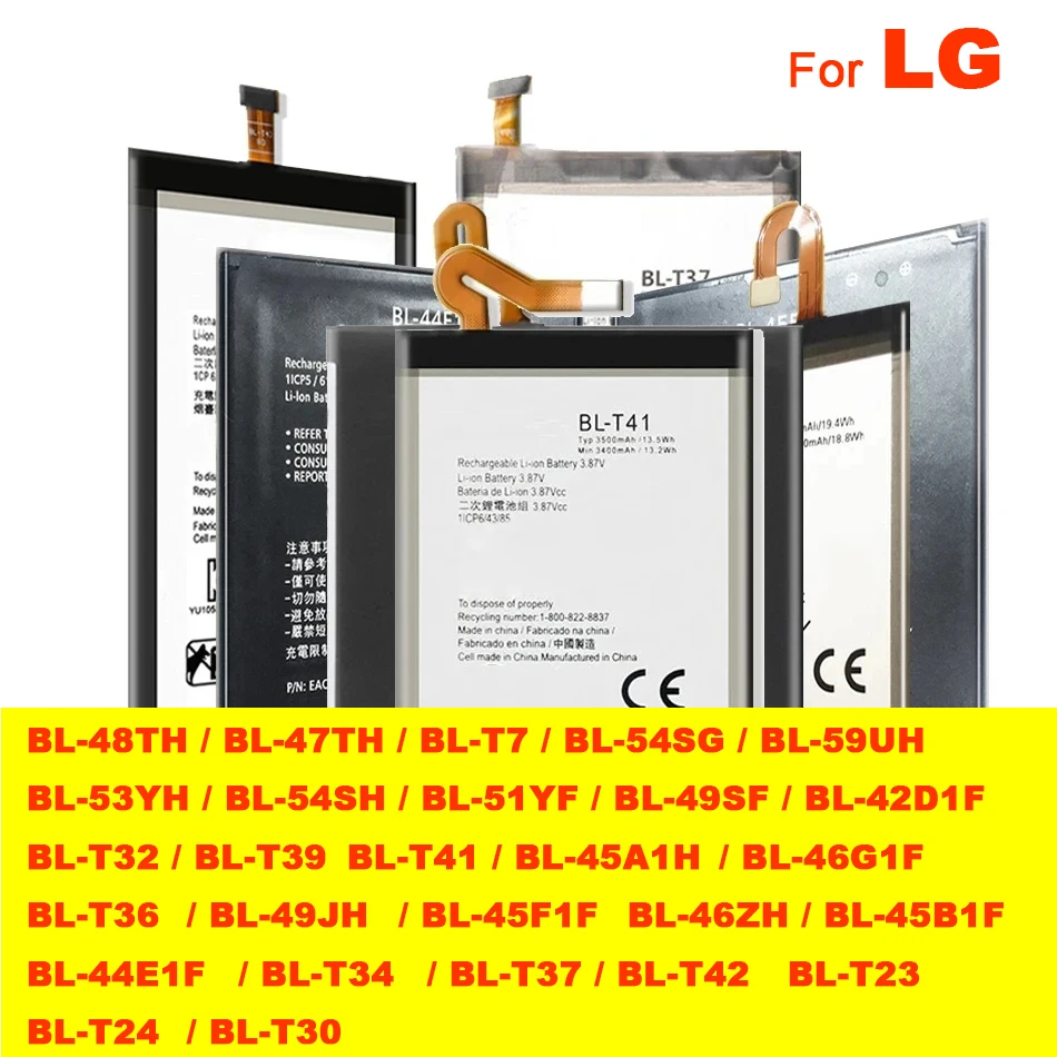 

Аккумулятор для LG G2 G3 G4 G5 G6 G7 G8 ThinQ mini Beat G3S G3C G4S G4C/V10 V20 V30 V40 V50/Optimus G Pro 2/ X Cam Power 2 BL-44E1F