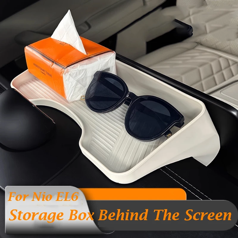 

Storage Box Behind The Screen for Nio EL6 2025 Glasses Storage Box Car Accessories