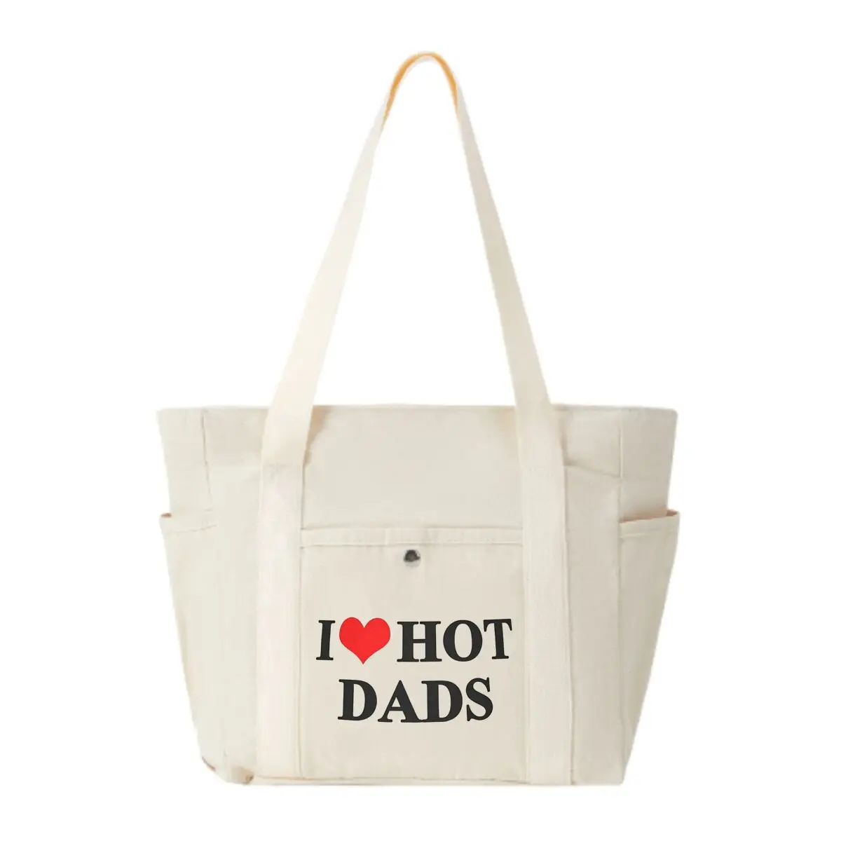 I Love Hot Dads Slogan  Portable New Hand-held Tote Bag