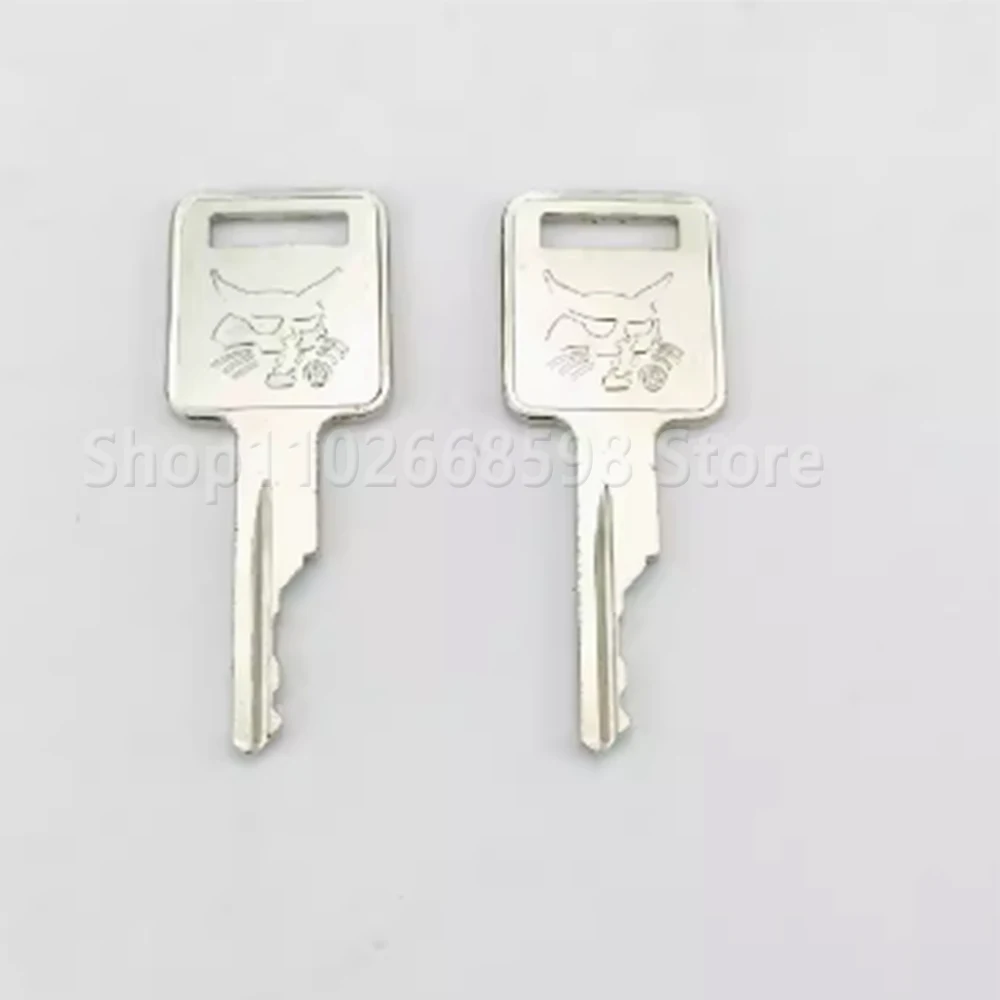 2PC D250 Ignition Key For Bobcat Skid Steer Loaders and Mini Excavators 6693241 6693245 6709527 For S550 S185 S331 / S160