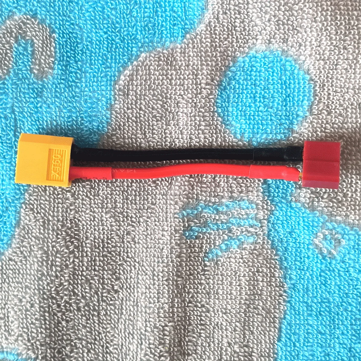 XT60 To Deans T Plug Male/Female Adapter Connectors with 14AWG 100mm Cable for RC Lipo Battery Charger Parts DIY