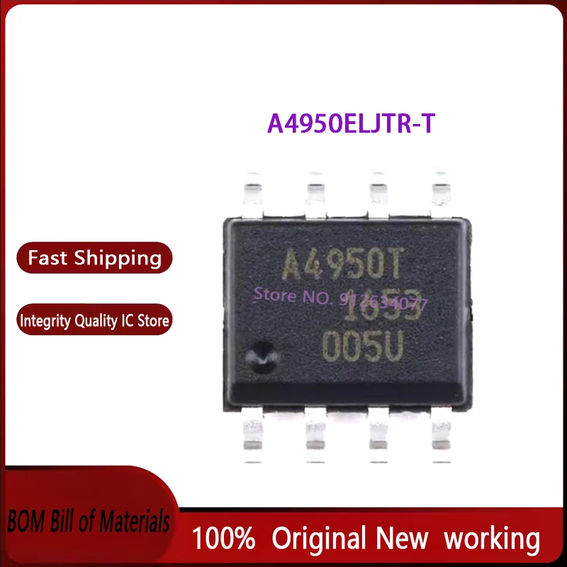 (10-100piece)A4950ELJTR-T A4950 A4950T SOP-8 IC Chipset New Original