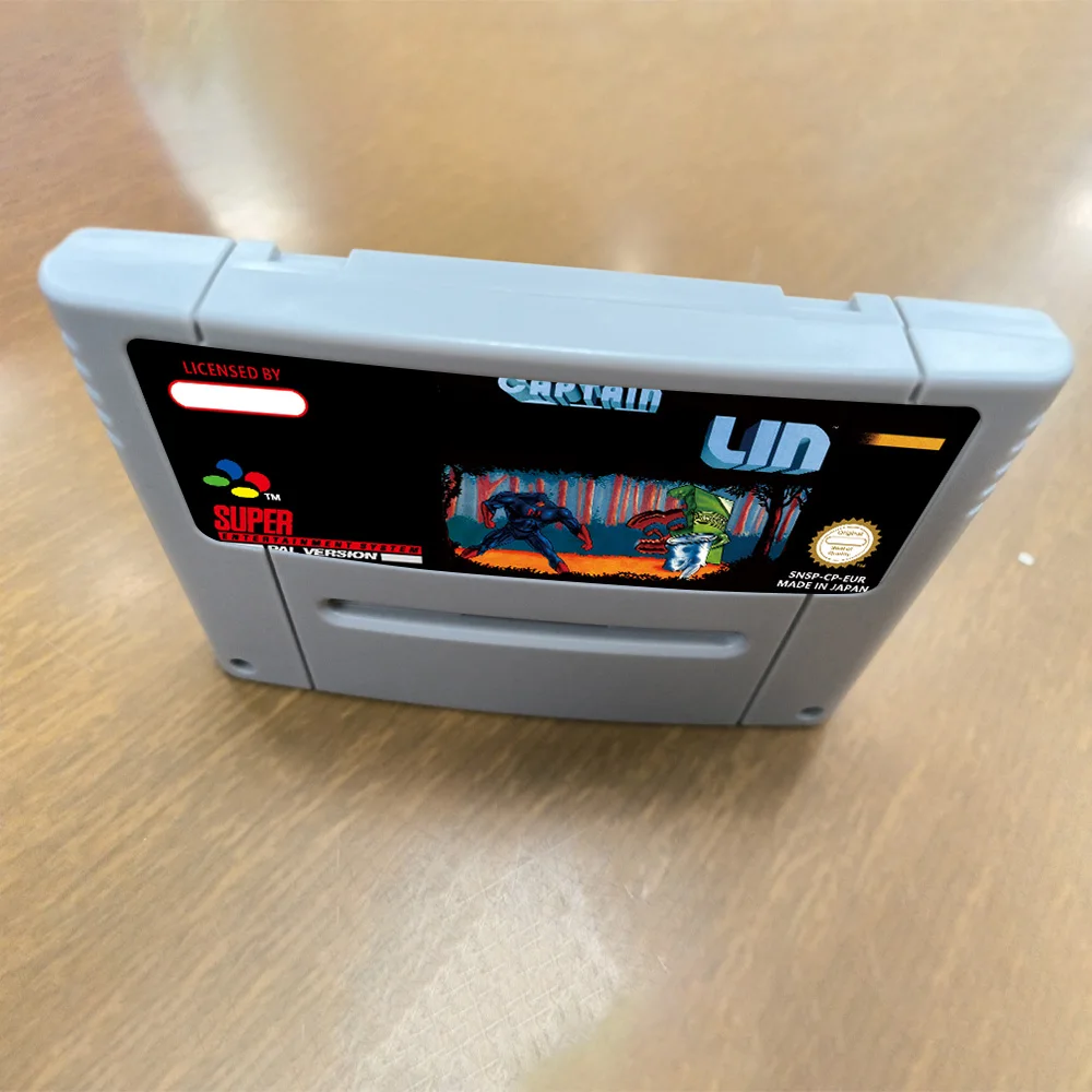 Captaining Game Novolined  Action 16BIT Game SNES Cartridge NTSC PAL for Super Nintendo System USA EUR Version