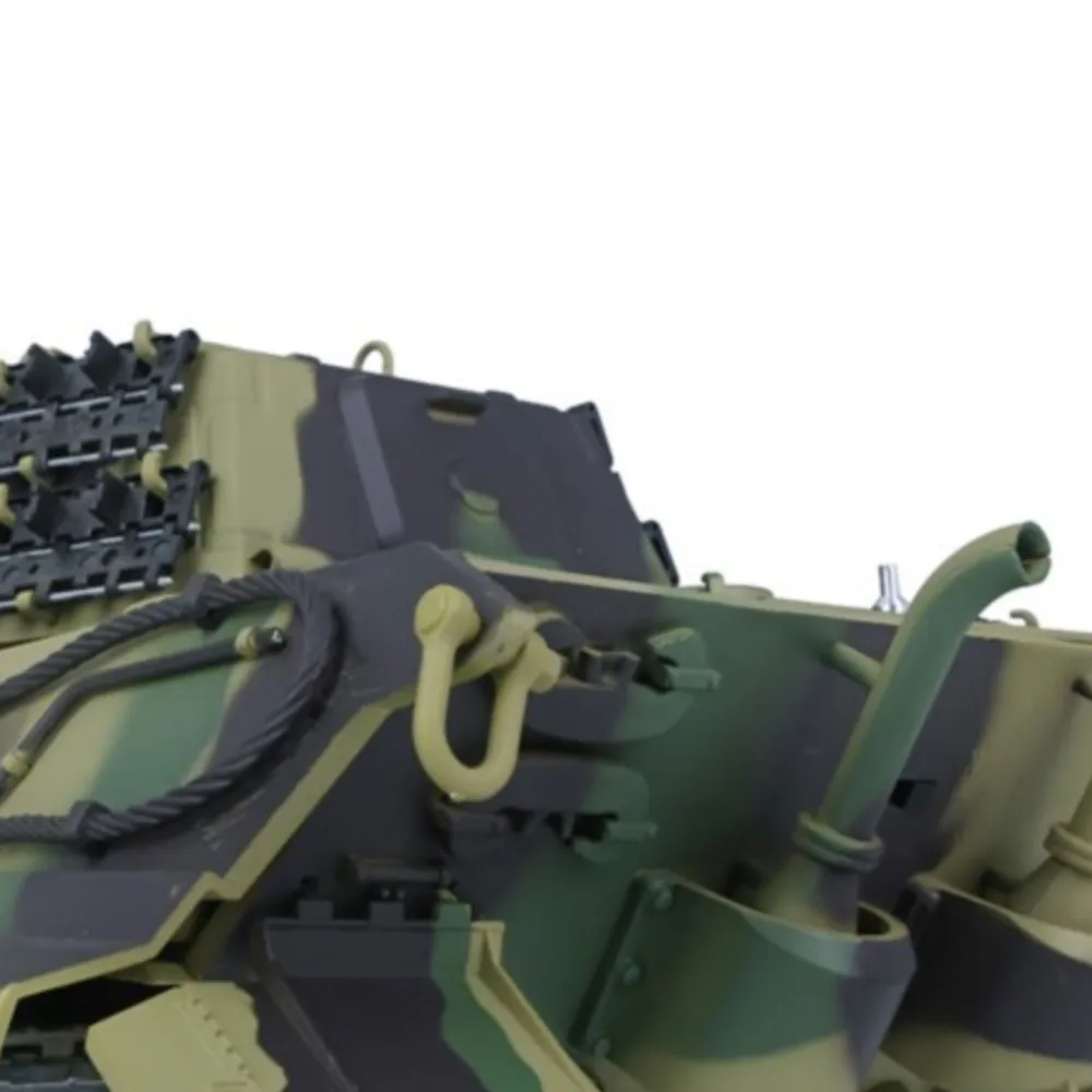 

Модернизированная 1/16 Heng Long 7,0, немецкая радиоуправляемая модель танка King Tiger 3888A, металлические гусеницы, натяжные ролики, звездочки с эффектом дыма, игрушки TH17523